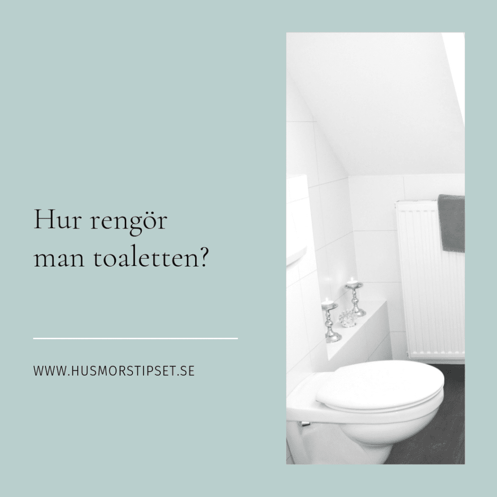 Hur rengör man toaletten? Varför är det så viktigt att hålla rent på toaletten?