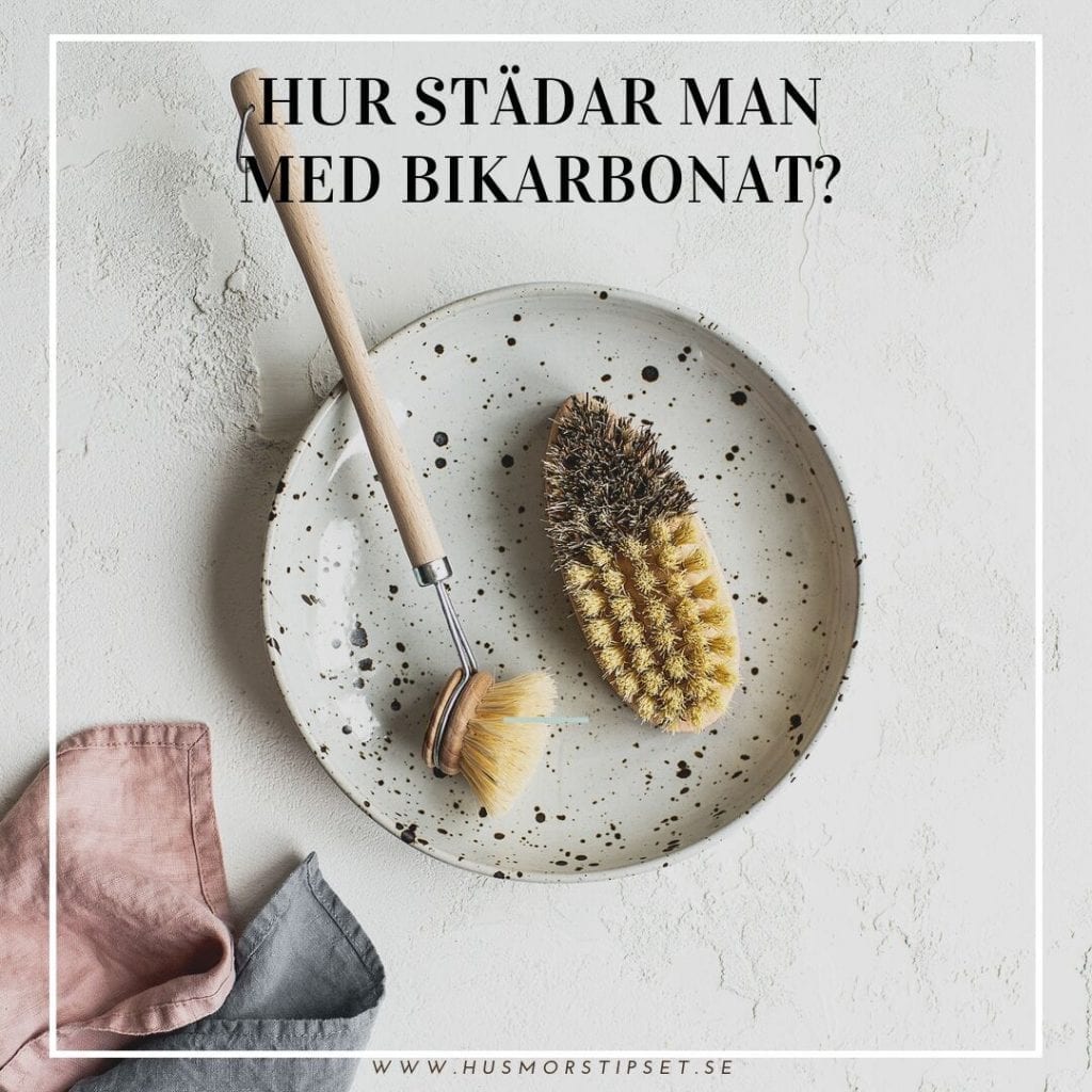 Hur städar man med bikarbonat?